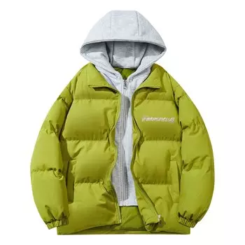 Стеганая куртка унисекс VniVerseVClub, Белый (без капюшона)