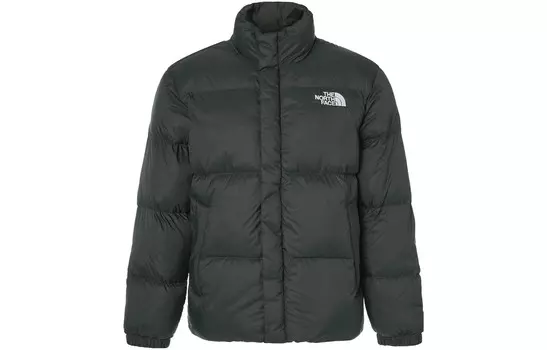 Стеганая куртка унисекс зеленая The North Face, зеленый