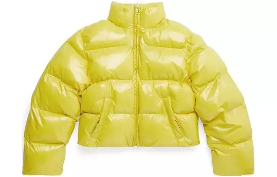 Стеганая куртка унисекс желтая Balenciaga, желтый