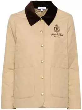 Стеганая куртка Vendome Sporty & Rich, коричневый