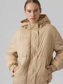 Стеганая куртка Vero Moda, бежевый