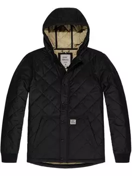 Стеганая куртка Vintage Industries Steppjacke, черный