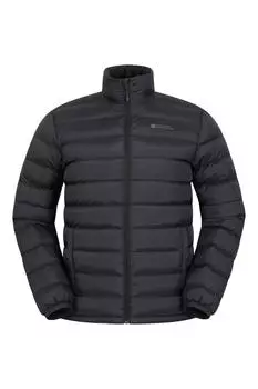 Стеганая куртка Водостойкое утепленное зимнее пальто Mountain Warehouse, черный