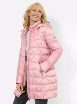 Стеганая куртка Wega с капюшоном, цвет Hortensie