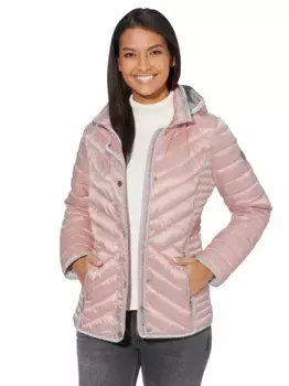 Стеганая куртка Wega с капюшоном, цвет Puder