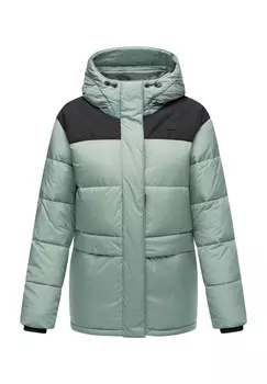 Стеганая куртка Wikesh Ragwear, пыльно-зеленый