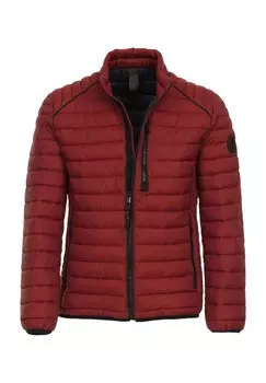 Стеганая куртка, воротник стойка, нагрудный карман на молнии, мужская CASAMODA, красный