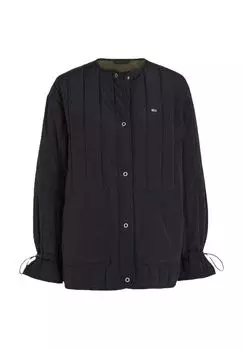 Стеганая куртка, вышивка логотипа, женская TOMMY Jeans, цвет C1g Blue