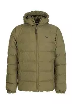 Стеганая куртка Якоб с регулируемым капюшоном Whistler, зеленый