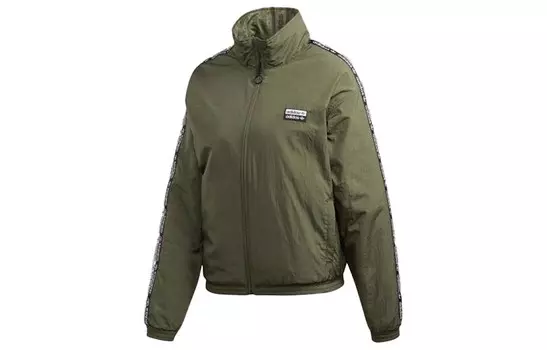 Стеганая куртка женская базовая зеленая Adidas Originals