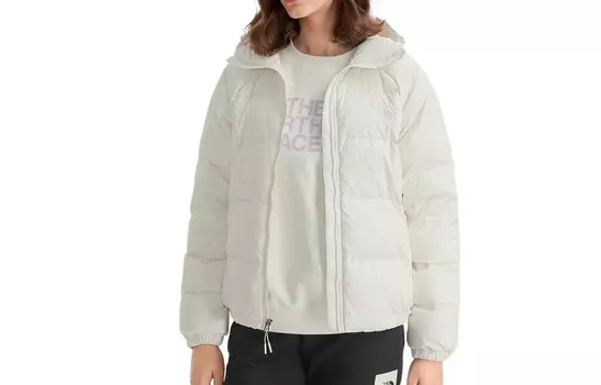 Стеганая куртка женская белая The North Face