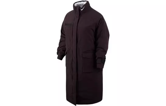 Стеганая куртка женская кофейная Nike