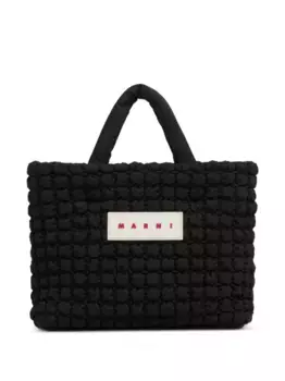 Стеганая мини-сумка Marni, черный