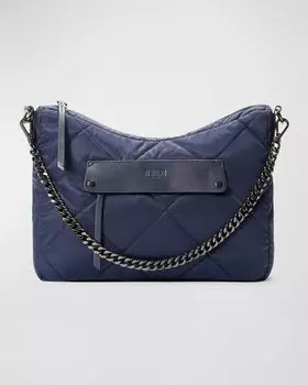 Стеганая нейлоновая сумка через плечо Madison MZ WALLACE, цвет Navy