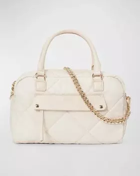 Стеганая нейлоновая сумка Madison с верхней ручкой MZ WALLACE, цвет Beige