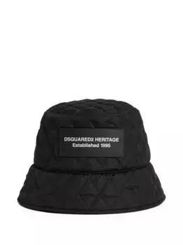 Стеганая панама DSQUARED2, черный