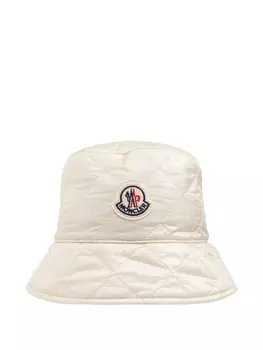 Стеганая панама Moncler, нейтральный