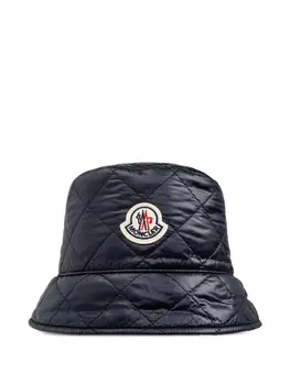 Стеганая панама Moncler, синий