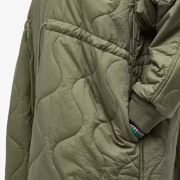 Стеганая парка Beams Boy NY, зеленый