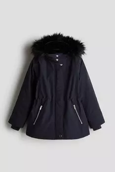 Стеганая парка H&M, синий