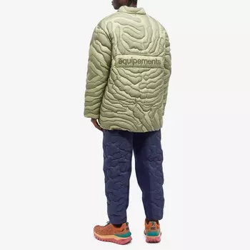 Стеганая подкладка Moncler Genius x Salehe Bembury Peano, зеленый