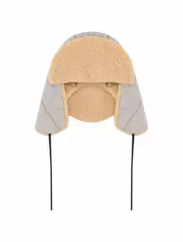 Стеганая шапка-ушанка Bacon, серый