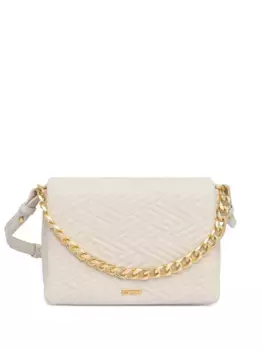 Стеганая сумка через плечо DKNY, нейтральный