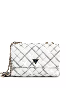 Стеганая сумка через плечо GUESS USA, белый