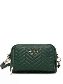 Стеганая сумка через плечо GUESS USA, зеленый