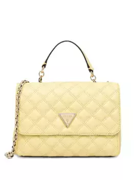 Стеганая сумка через плечо GUESS USA, желтый