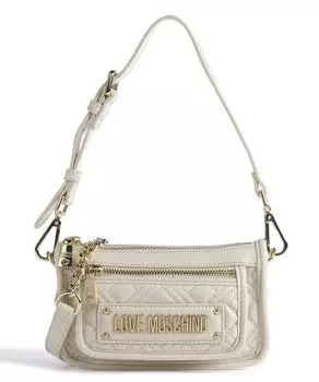 Стеганая сумка через плечо из искусственной кожи Love Moschino, белый