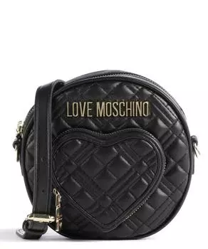 Стеганая сумка через плечо из искусственной кожи Love Moschino, черный