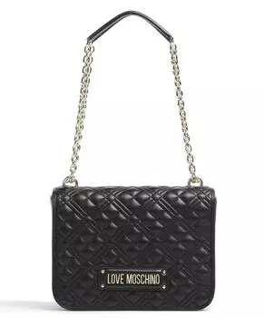 Стеганая сумка через плечо из искусственной кожи Love Moschino, черный