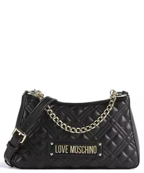 Стеганая сумка через плечо из искусственной кожи Love Moschino, черный