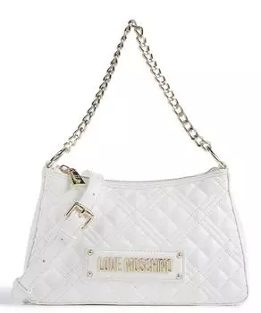 Стеганая сумка через плечо из искусственной кожи Love Moschino, белый