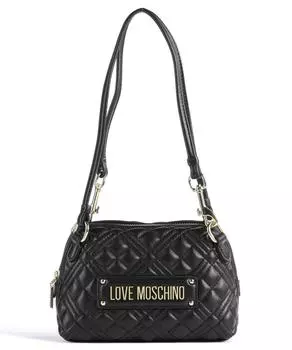 Стеганая сумка через плечо из искусственной кожи Love Moschino, черный