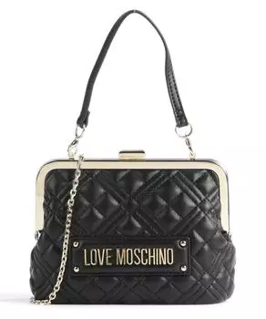 Стеганая сумка через плечо из искусственной кожи Love Moschino, черный