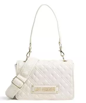Стеганая сумка через плечо из искусственной кожи Love Moschino, белый
