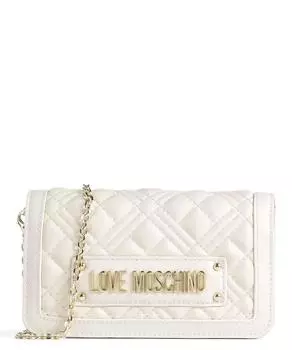 Стеганая сумка через плечо из искусственной кожи Love Moschino, белый