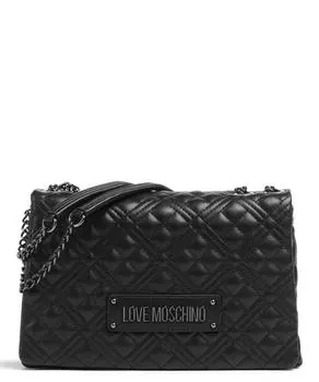 Стеганая сумка через плечо из искусственной кожи Love Moschino, черный