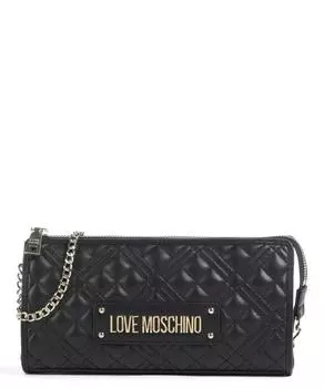 Стеганая сумка через плечо из искусственной кожи Love Moschino, черный