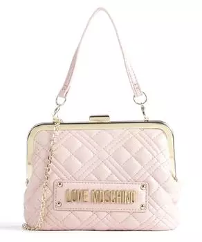Стеганая сумка через плечо из искусственной кожи Love Moschino, розовый