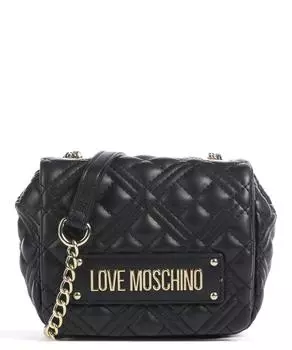 Стеганая сумка через плечо из искусственной кожи Love Moschino, черный