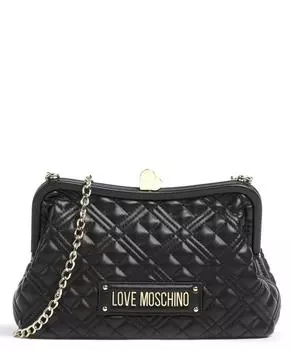 Стеганая сумка через плечо из искусственной кожи Love Moschino, черный