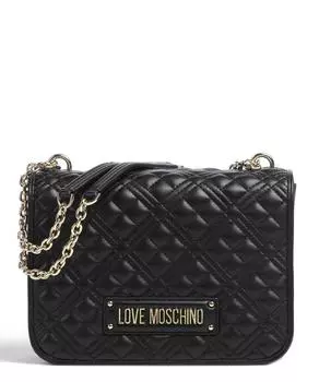 Стеганая сумка через плечо из искусственной кожи Love Moschino, черный