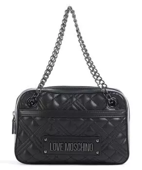 Стеганая сумка через плечо из искусственной кожи Love Moschino, черный