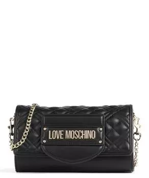 Стеганая сумка через плечо из искусственной кожи Love Moschino, черный