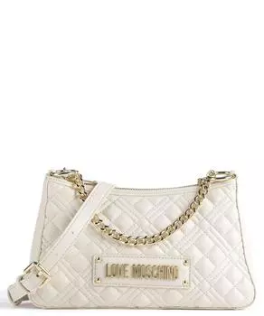 Стеганая сумка через плечо из искусственной кожи Love Moschino, белый