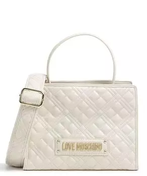Стеганая сумка через плечо из искусственной кожи Love Moschino, белый
