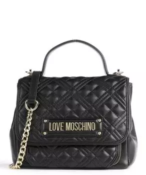 Стеганая сумка через плечо из искусственной кожи Love Moschino, черный